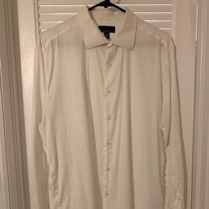 Mens large Alfani button up dress shirt